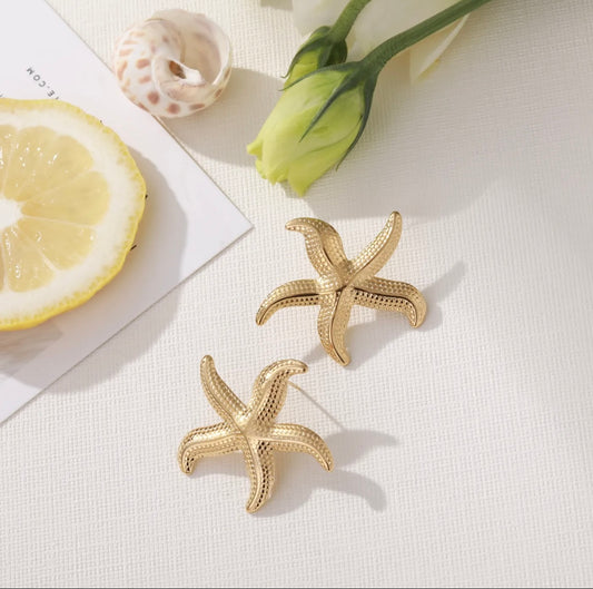 Boucles d’oreilles - Étoile de mer