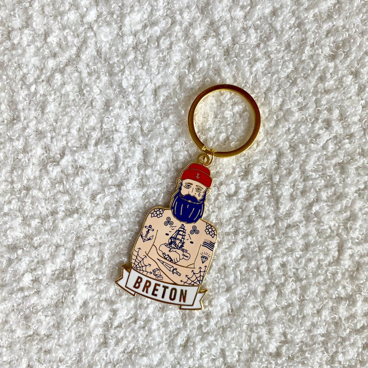 Porte-clés émaillé - Breton