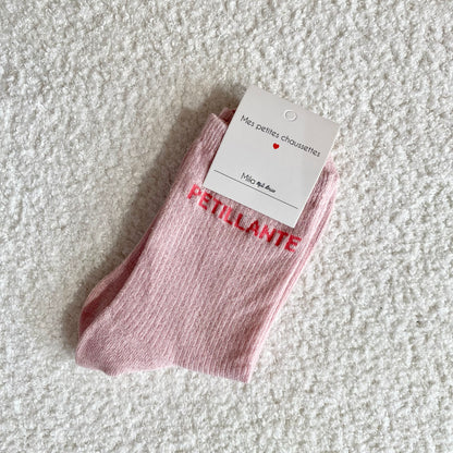 Chaussettes Pétillante - Rose