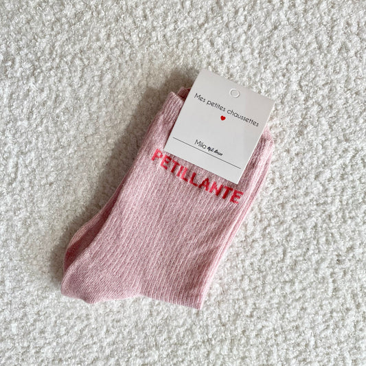 Chaussettes Pétillante - Rose