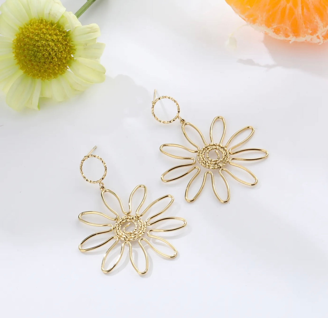 Boucles d’oreilles - Marguerite