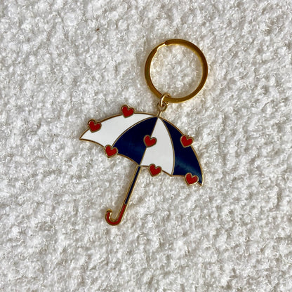 Porte-clés émaillé - Parapluie