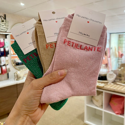 Chaussettes Pétillante - Rose