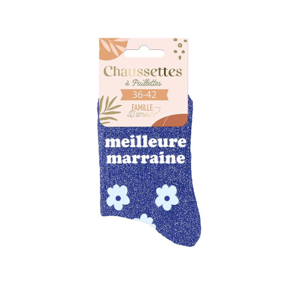 Chaussettes Meilleurs marraine