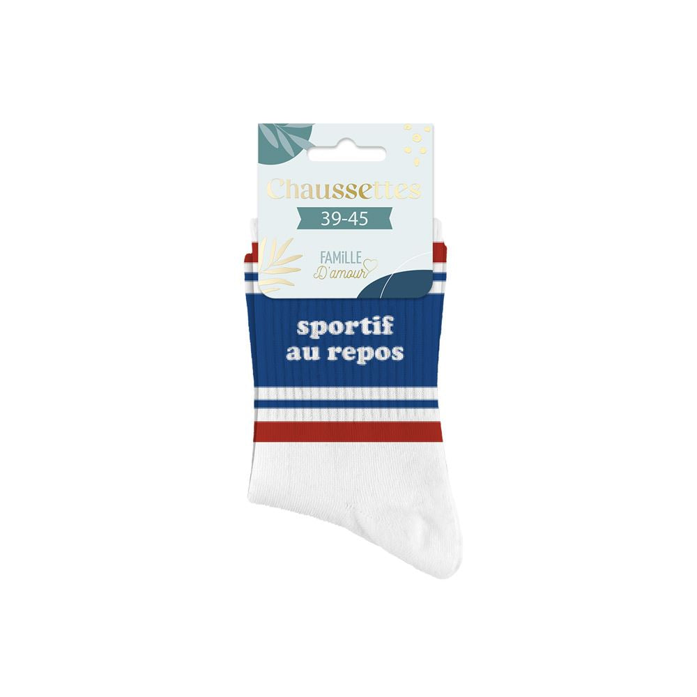 Chaussettes  Sportif au repos