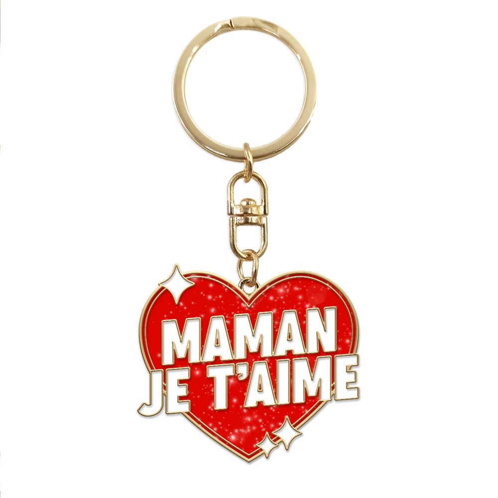 Porte-clés MAMAN JE T'AIME