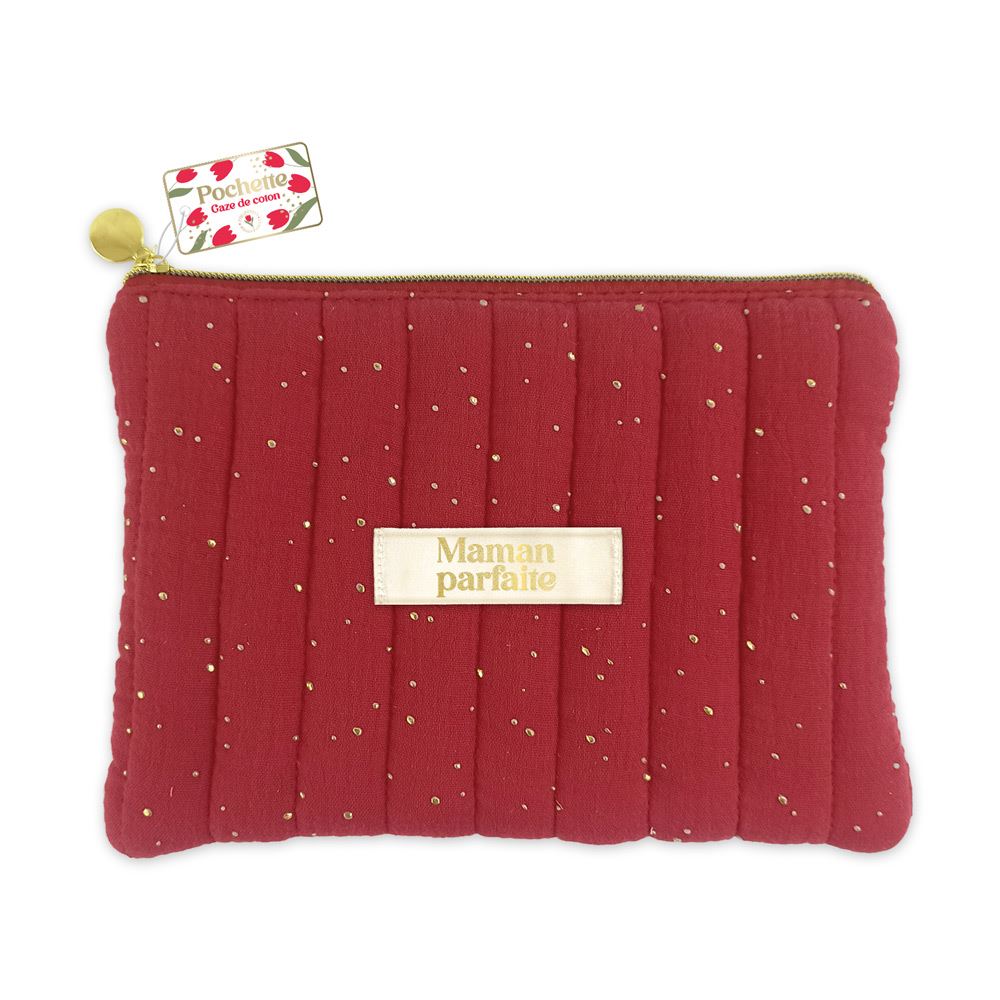Pochette paillettes MAMAN PARFAITE