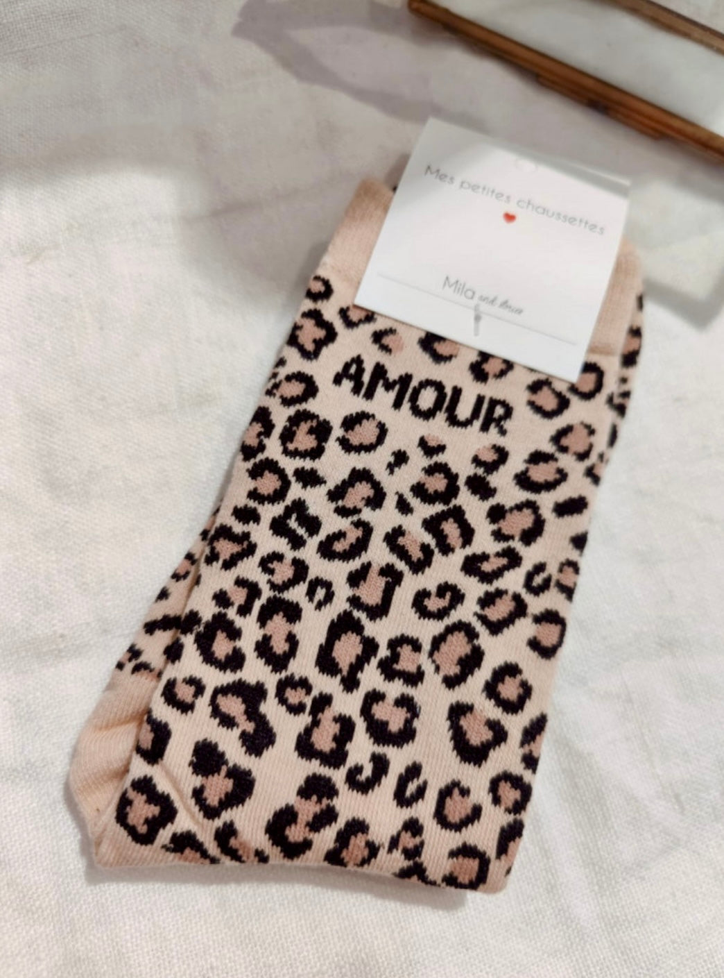 Chaussettes Amour Léopard