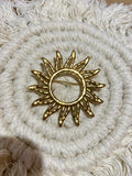 Broche Soleil