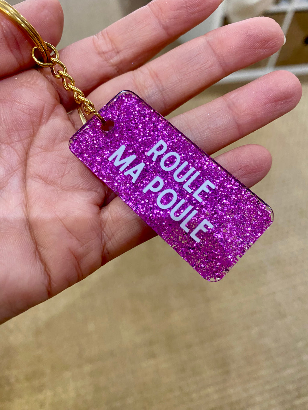 Porte-clés Roule ma poule