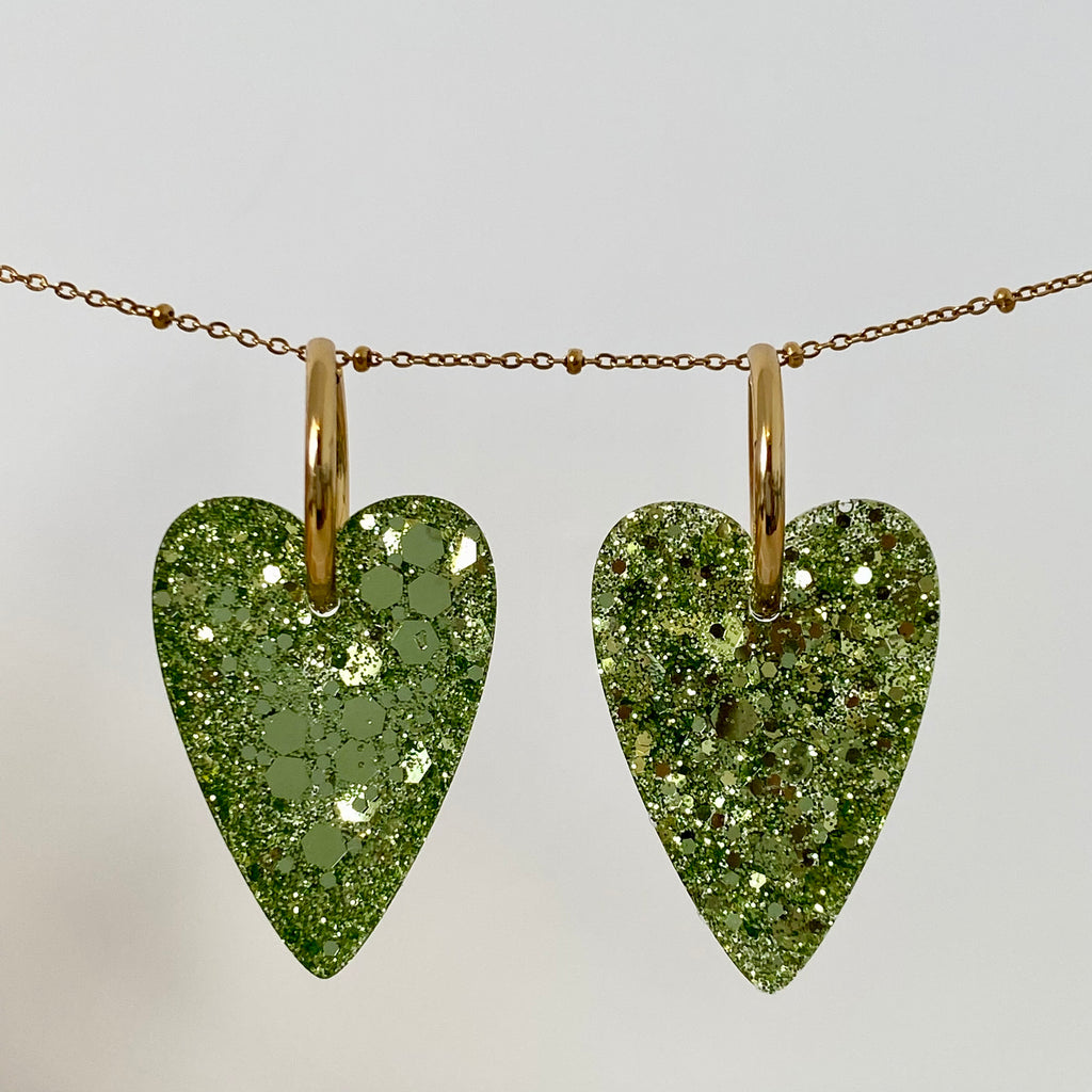 Boucles d'oreilles - Cœurs "Les Nicolettes"