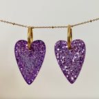 Boucles d'oreilles - Cœurs "Les Nicolettes"