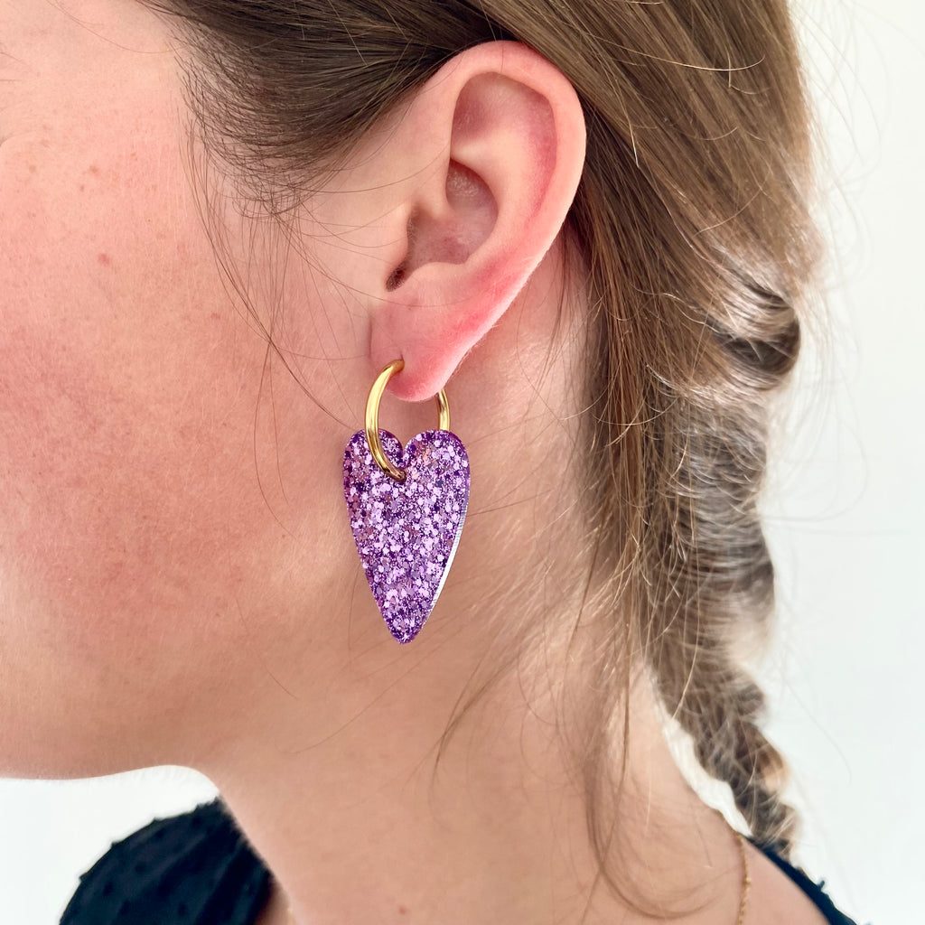 Boucles d'oreilles - Cœurs "Les Nicolettes"