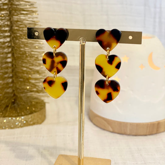 Boucles d'oreilles - Te amo (3 coloris)