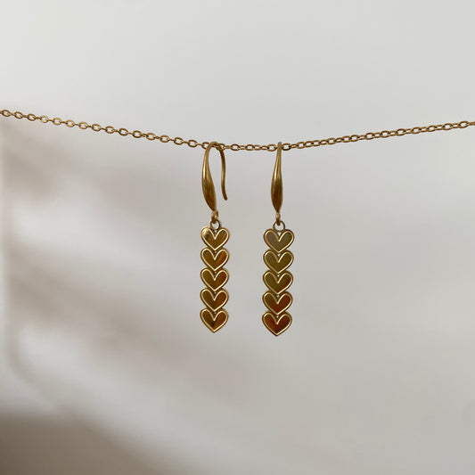 Boucles d'oreilles - Coeurs d'Amour