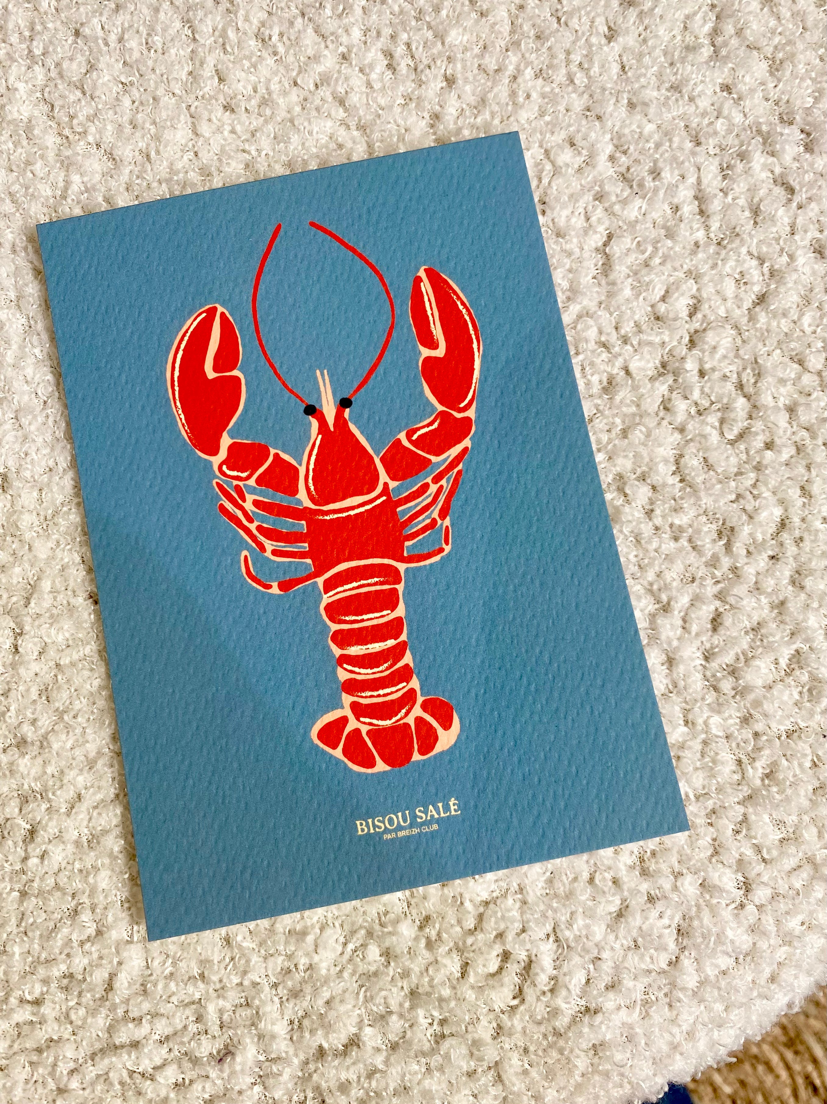 Carte postale "Homard"