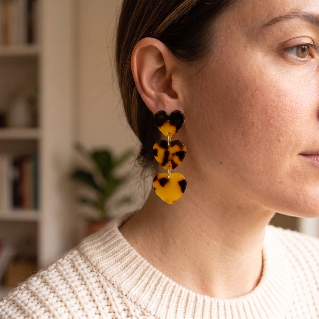 Boucles d'oreilles Te amo