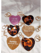 Miroir de poche coeur