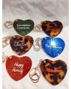 Miroir de poche coeur