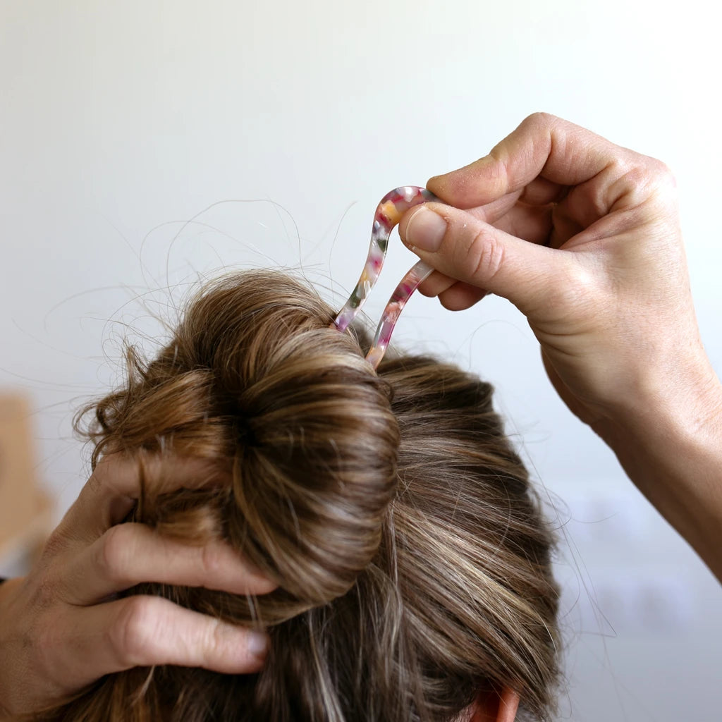 Pics à cheveux - rose/multicolore